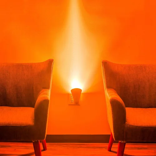 Vista 8 de AURAGLOW Enchufe GU10 Foco Empotrado de Pared Luz de Lavado - Sin Bombilla LED Incluida Socket spotlight lamp, no wiring, rotates for up or down
