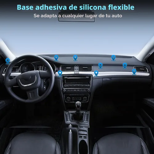 Vista 7 de Soporte magnético universal para tablero de instrumentos (2 unidades) para teléfonos celulares y mini tabletas con tecnología Fast Swift-Snap
