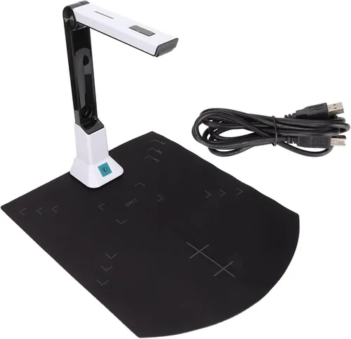 Vista 8 de Cámara de documentos 8MP 4K Ultra High Definition USB Document Scanner A4 Auto Focusing para aprendizaje a distancia, videoconferencia, trabajo