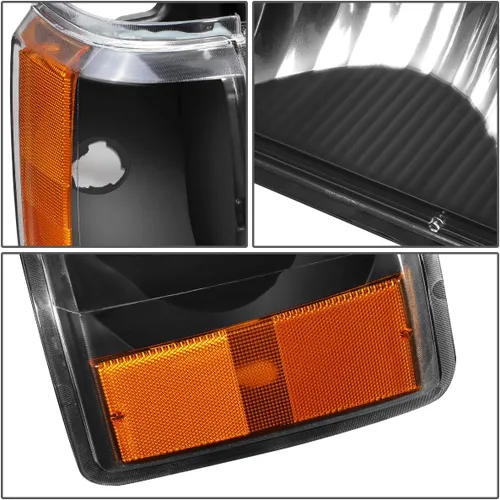 Vista 4 de DNA MOTORING HL-OH-F15087-BK-AM Juego de luces de esquina estilo de fábrica para FORD BRONCO 1987-1991 FORD F-150 1987-1991 FORD F-250 1987-1991