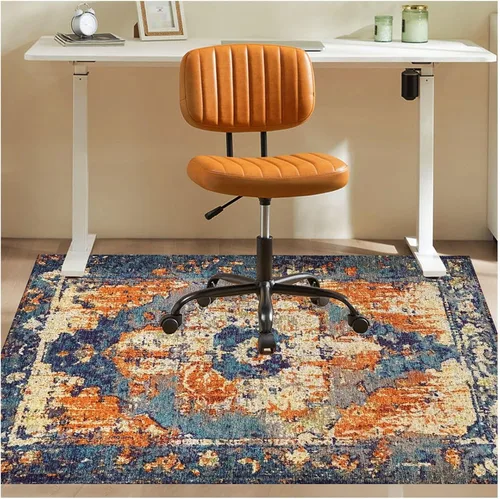 Vista 17 de Tapete para silla de oficina para piso de madera dura, 36"x48" tapete antideslizante para silla de escritorio para pisos duros, alfombra