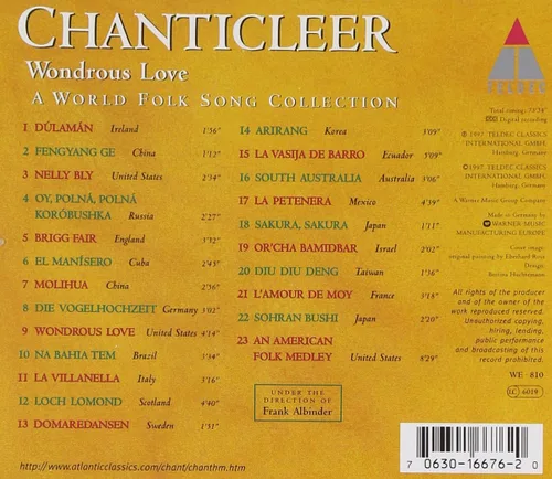 Vista 4 de Wondrous Love - A World Folk Song Collection