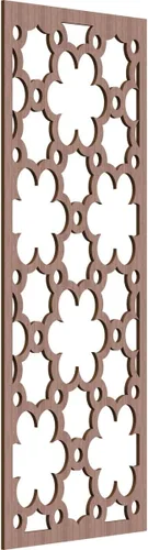 Vista 6 de 9 3/8"W x 24 3/8"H x 1/4"T Southgate Decorativos Paneles De Pared De Madera Calado, Abedul