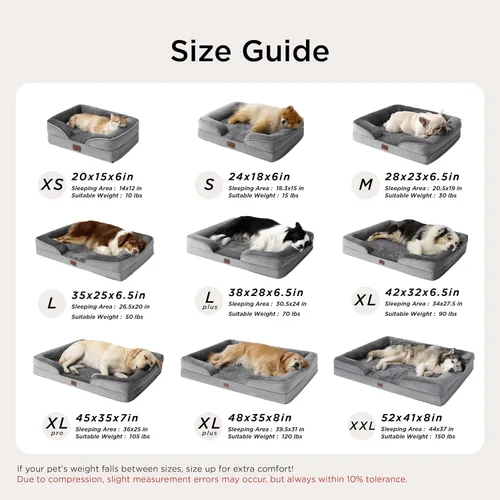 Vista 7 de Bedsure - Cama para gatos de interior, sofá cama lavable para perros muy pequeños, espuma de soporte con funda extraíble y lavable, forro Gris