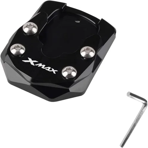 Vista 14 de Motorcycle Accessories Kickstand Side Stand Extension Enlarger Pad Side Bracket Compatible with Xmax X-MAX 125 250 300 400 XMAX300