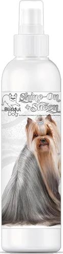 Vista 8 de The Blissful Dog Shine-On + Sheen Coat - Spray para perro, acondicionador fácil de usar, acondicionador sin enjuague sensible a la piel, espray