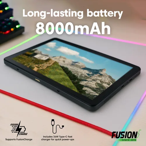 Vista 5 de Fusion5 - Tableta de 10.1" con Windows 11 Professional - 16 GB de RAM, SSD de 512 GB, Intel de 13ª generación, Full HD, USB C, Micro HDMI - Tableta