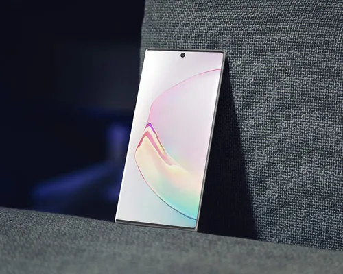 Vista 2 de ZAGG InvisibleShield Ultra VisionGuard - Protege tus ojos y tu teléfono - Hecho para Samsung Note 10 - Protección de pantalla compatible con fundas