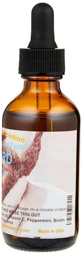 Vista 4 de Organic Hair Solution - Juego de suero para el crecimiento del cabello y la barba para hombre: para cabello más fuerte, más grueso y largo, aceite
