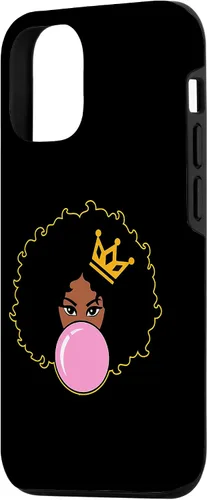 Vista 2 de Funda para iPhone 15, diseño de melanina, diseño de melanina, color rosa mágico