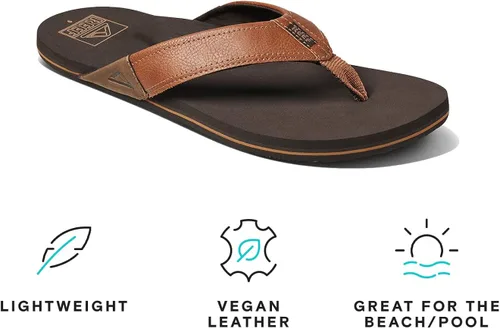 Vista 2 de Reef Newport - Chanclas para hombre Marrón 8