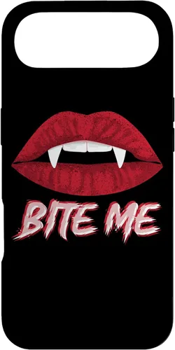 Vista 27 de Bite Me Vampire Fangs DIY Halloween for Aspiring Dracula Case for iPhone 17