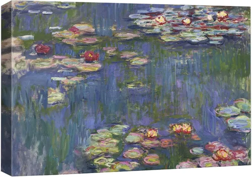 Vista 16 de wall26 Vista de Vetheuil por Claude Monet - Arte moderno impresionista - Arte en lienzo para el hogar, 24 x 36 pulgadas 40. Vista de Vetheuil