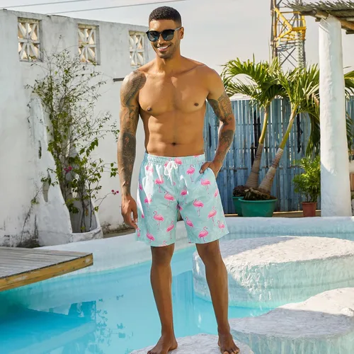 Vista 43 de UNICOMIDEA Bañador para hombre con forro de compresión de 9 pulgadas de largo