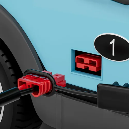 Vista 6 de RVBOATPAT Conector de desconexión rápida de batería 175A, batería de 12 V, conector de cable de conexión rápida 1/0 AWG para carretilla elevadora