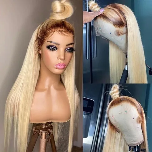 Vista 5 de Pelucas de cabello humano con encaje frontal 360, previamente despuntada, peluca rizada exótica, densidad 180, encaje frontal, cabello brasileño