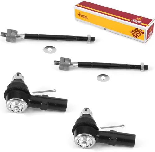 Vista 99 de Metrix Premium Chassis Parts - Kit de 4 piezas de extremos de barra de acoplamiento frontal exterior e interior compatible con Nissan Pathfinder