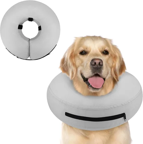 Vista 26 de Supet - Collar isabelino inflable para recuperación, posoperatorio