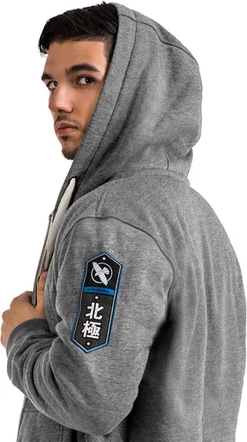Vista 9 de Hayabusa Arctic - Sudadera con capucha pesada con cremallera
