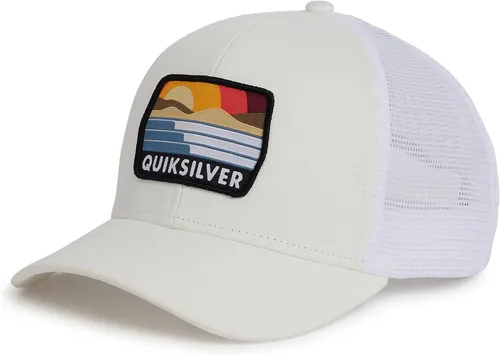 Vista 11 de Quiksilver Gorra de béisbol de algodón premium ajustable con cierre a presión y logotipo para hombre Negro