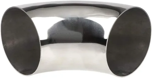 Vista 9 de Codo de acero inoxidable de 1.5" y 90° de curvatura de mandril - Grosor 16GA/.065" Material de pared SS304 Adecuado para codo de escape modificado