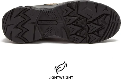 Vista 6 de HI-TEC Ravus WP - Botas de senderismo impermeables para hombre, ligeras y transpirables para exteriores