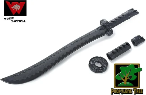 Vista 2 de Entrenador Dao curvado plástico de polipropileno o equipo corto de práctica de estilo elfo de fantasía