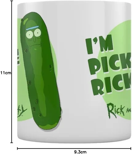 Vista 5 de Cartoon Network Pyramid MG24862 Morty Pickle Rick - Taza de café, porcelana, multicolor, 10.1 fl oz