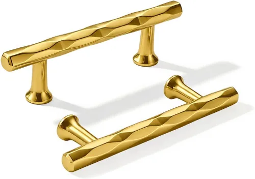 Vista 5 de Paquete de 1 tirador de gabinete de bronce aceitado martillado de 12 Bronce frotado con aceite