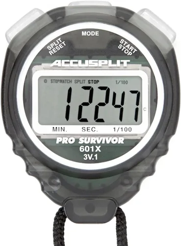 Vista 8 de Reloj cronómetro Accusplit Pro Survivor A601X, con pantalla extragrande