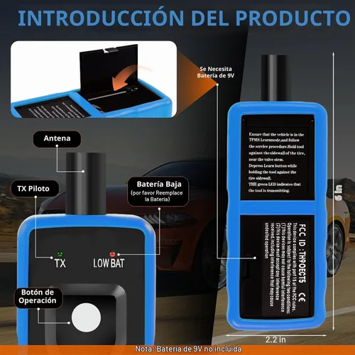 Vista 6 de EL-50448 TPMS Herramienta de reaprendizaje para GM, FIRSTOOL OEC-T5 TPMS herramienta de reinicio TPMS Sensor de neumáticos, herramienta