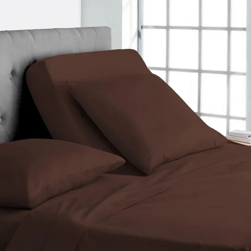 Vista 10 de Online Bedding Linen Flex Top - Cama tamaño Queen, 800 hilos, algodón egipcio de 18 pulgadas, sábanas divididas de bolsillo profundo para dormir