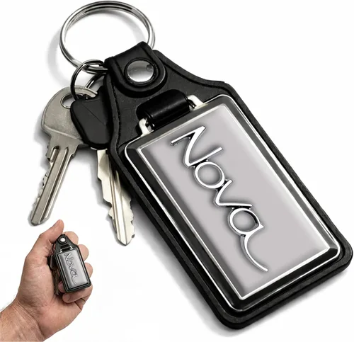 Vista 103 de Brotherhood Car Key Chain for Nova - Classic Models Keychain for Men and Blanco antiguo - Personalizado 1975
