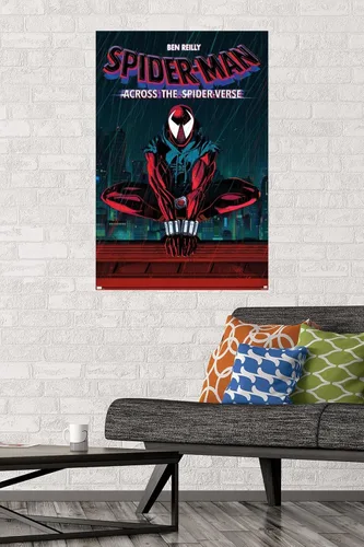 Vista 2 de Trends International Marvel Spider-Man: Across The Spider-Verse - Póster de pared de una hoja de Ben Reilly, 34 pulgadas de largo x 22.4 W, versión