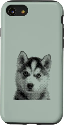 Vista 18 de Chic Husky Puppy for Dog Mom and Paw Parents Case for iPhone 16