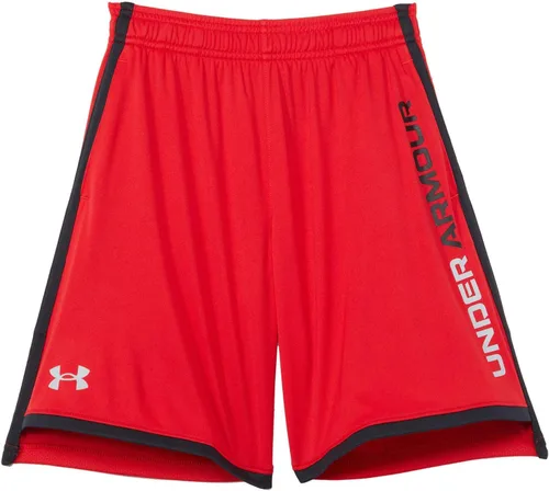 Vista 10 de Under Armour Pantalones cortos Stunt 3.0 para niños (005) negro/verde pajarito/blanco