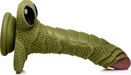 Vista 5 de CREATURE COCKS Swamp Monster - Consolador hecho con silicona de alta calidad para hombres, mujeres y parejas, juego de rol de fantasía, arnés