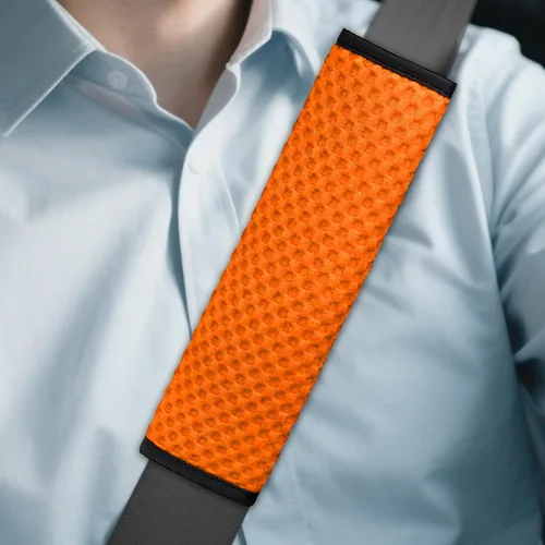Vista 26 de 2 fundas para cinturón de seguridad de automóvil, almohadillas suaves para cinturón de seguridad, fundas para el cuello, protector de correa