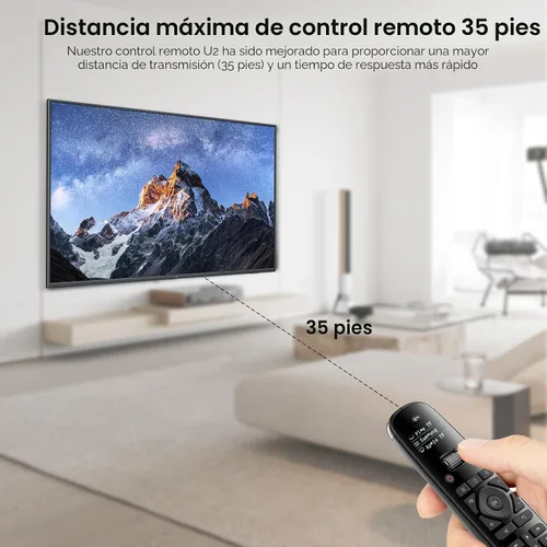 Vista 7 de SofaBaton Control remoto universal U2 con botón retroiluminado y rueda de desplazamiento mejorada, control remoto universal todo en uno con control