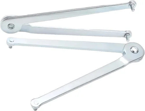 Vista 9 de Llave de amoladora angular ajustable universal, herramienta de tuerca de Plateado