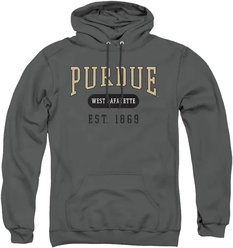 Vista 360 de LOGOVISION Colección de sudaderas con capucha unisex con diseño oficial de Collegiate Est. Date para hombres y mujeres