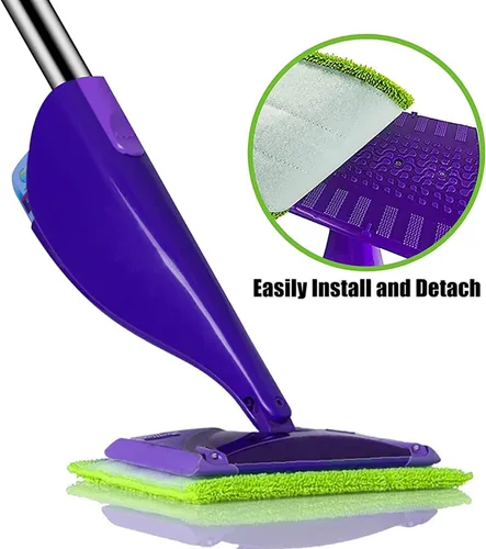 Vista 3 de 6 almohadillas de microfibra reutilizables para trapeador Swiffer WetJet