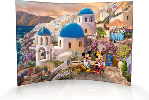 Vista 30 de Disney Brave - Thomas Kinkade Studios - Impresión fotográfica acrílica curvada de 10 x 7 pulgadas - Decoración independiente - Coleccionable