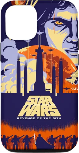 Vista 28 de Star Wars Funda con póster de película ilustrada La venganza de los Sith para iPhone 17
