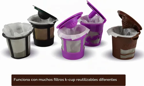 Vista 6 de K Cup Filtros de papel desechables para cápsulas de café reutilizables, 300