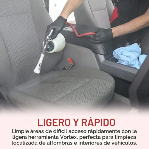 Vista 2 de HI-TECH - Pistola de aire Vortex, limpia rápidamente la suciedad y el polvo de las superficies, funciona con compresor de aire (Vortex I)
