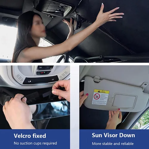 Vista 7 de Protector solar para Mazda CX-3 DK CX3 2014-2022 CX 3, protector solar de automóvil para parabrisas, parabrisas, accesorios de coche