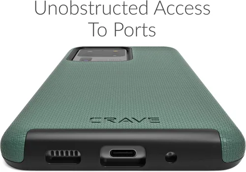Vista 7 de Crave Funda Dual Guard para Samsung Galaxy S20 Ultra - Verde bosque