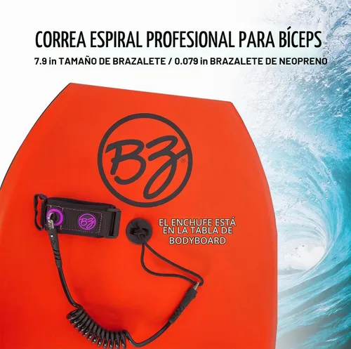 Vista 2 de BZ Correa de muñeca Bodyboard - Rosa