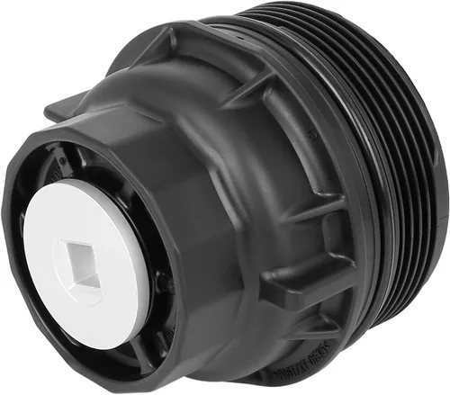 Vista 4 de X AUTOHAUX Tapa de filtro de aceite negra 15650-38020 repuesto para Toyota 4Runner FJ Tundra para Lexus
